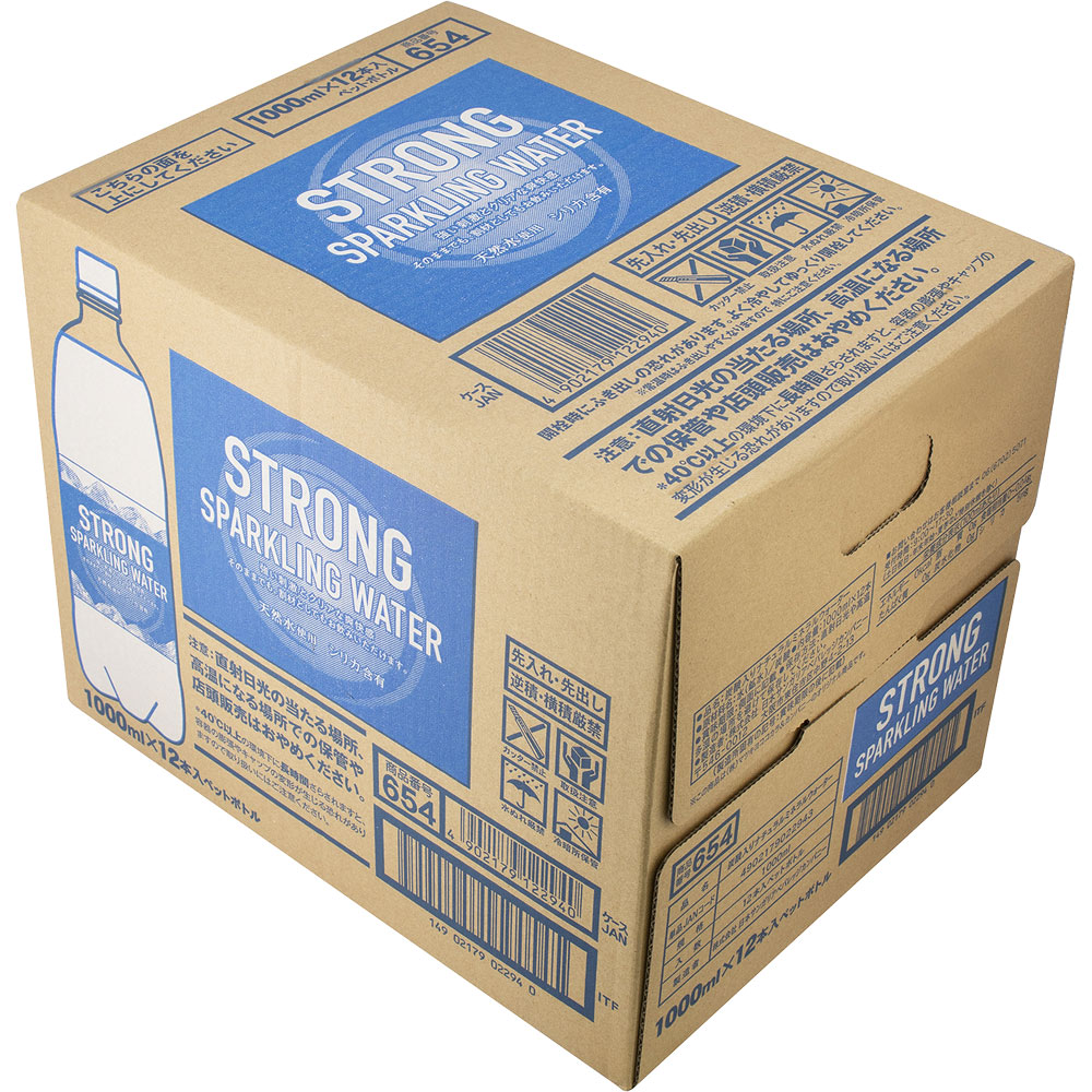 ＭＫ　ＳＴＲＯＮＧ　ＳＰＡＲＫＬＩＮＧ　ＷＡＴＥＲ　ケース １０００ｍｌ×１２ 日本サンガリア・ベバレッジカンパニー
