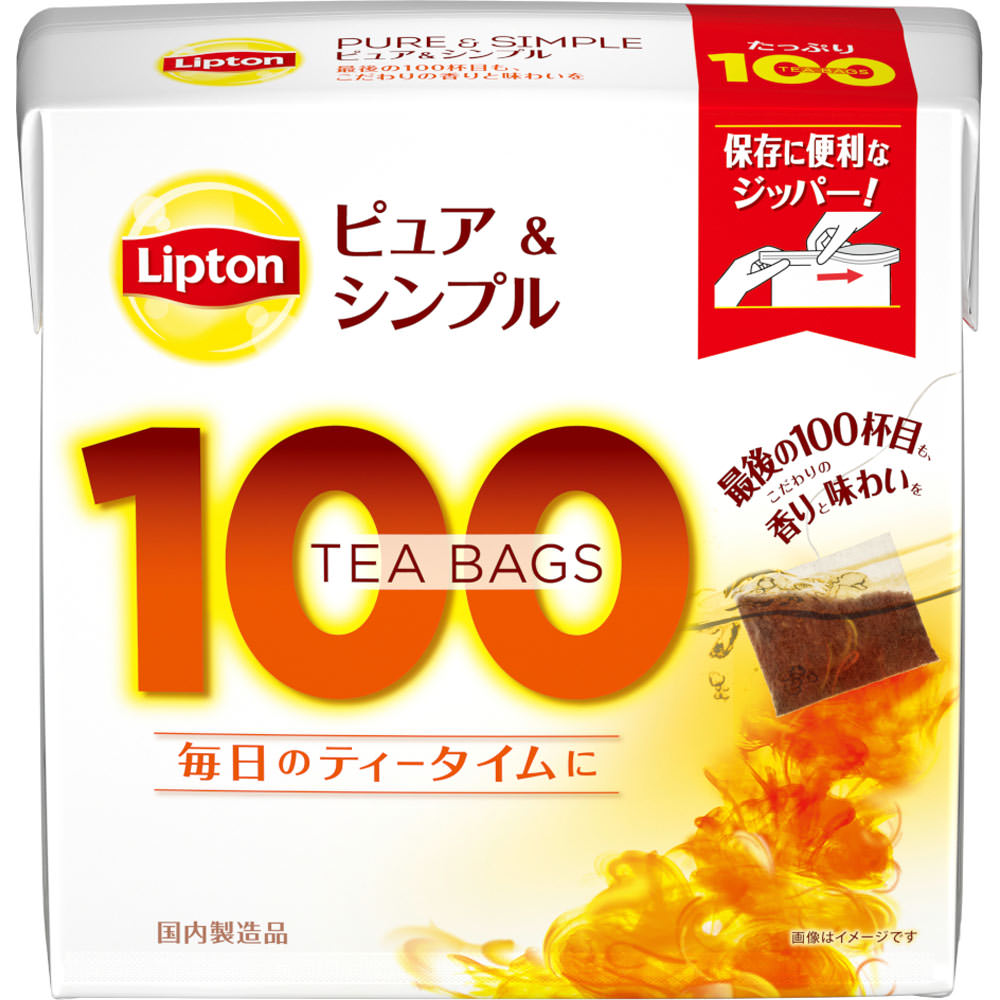 リプトン　ピュア・シンプルティーバック １００ｐ ユニリーバ・ジャパン・ビバレッジ