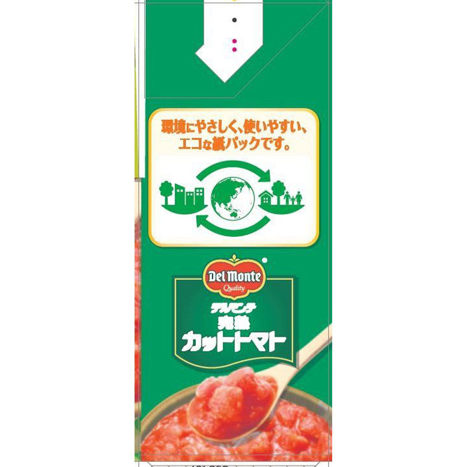 デルモンテ 完熟カットトマト紙パック ３８８ｇ キッコーマン