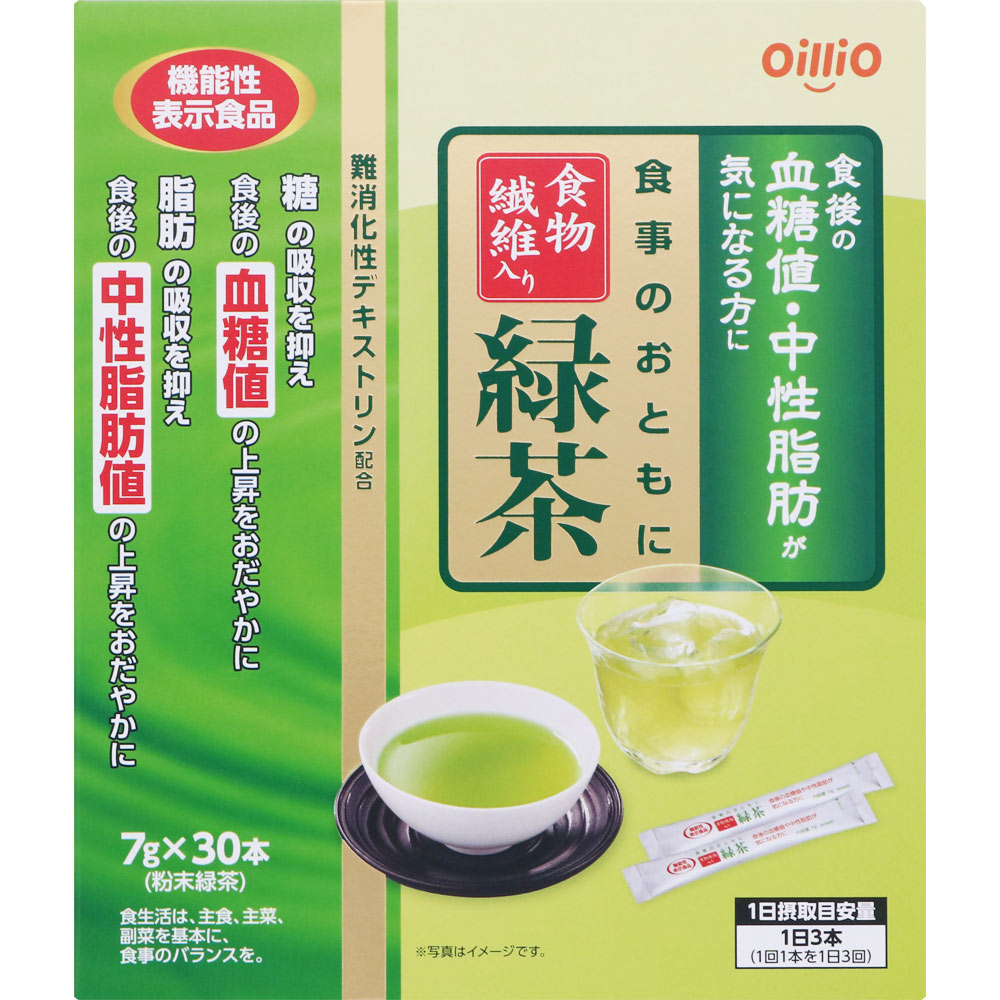 食事のおともに食物繊維入り緑茶 ３０包 日清オイリオグループ