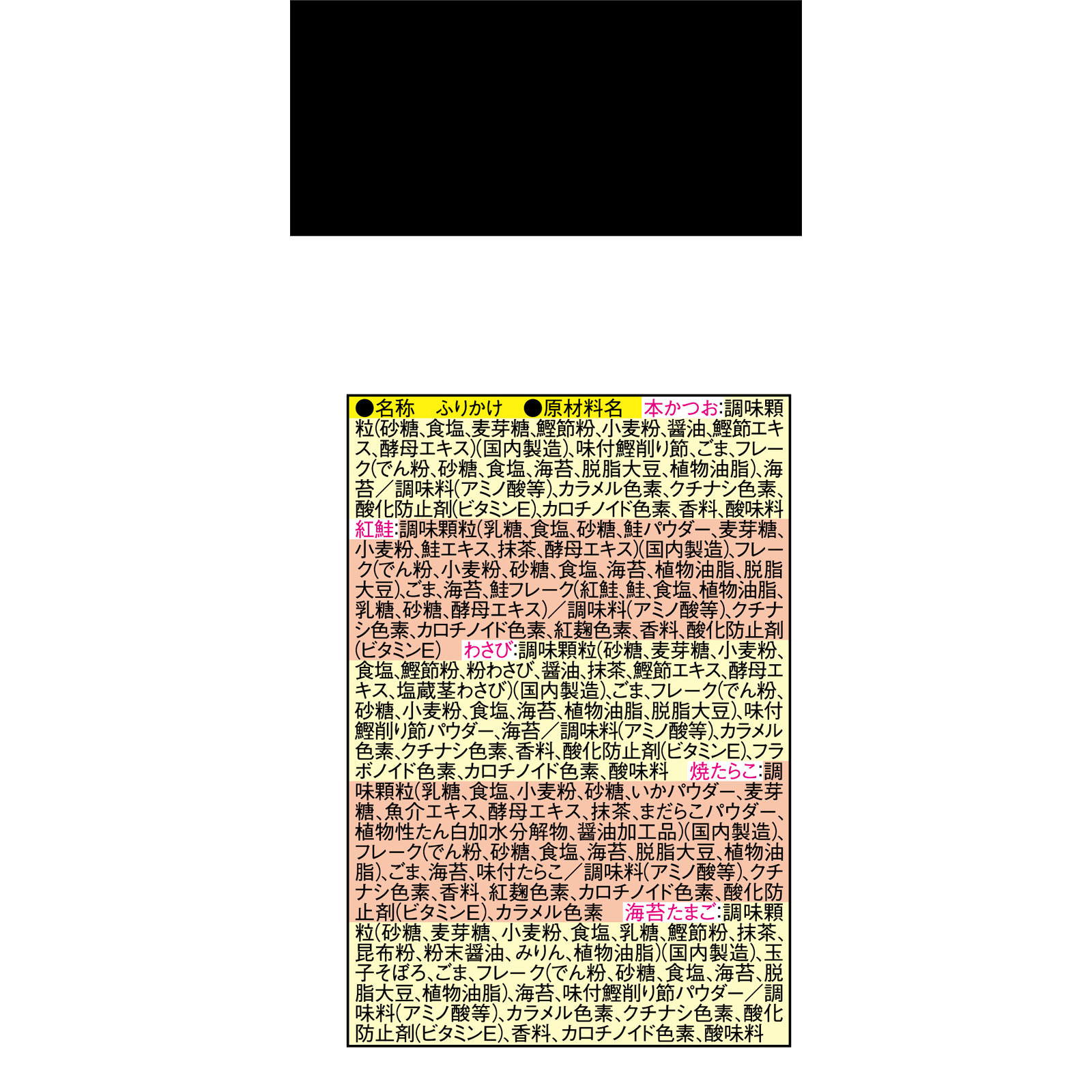 おとなのふりかけミニ その１ ２９．２ｇ 永谷園