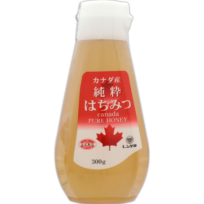 レンゲ印　カナダ産はちみつ ３００ｇ 日本蜂蜜