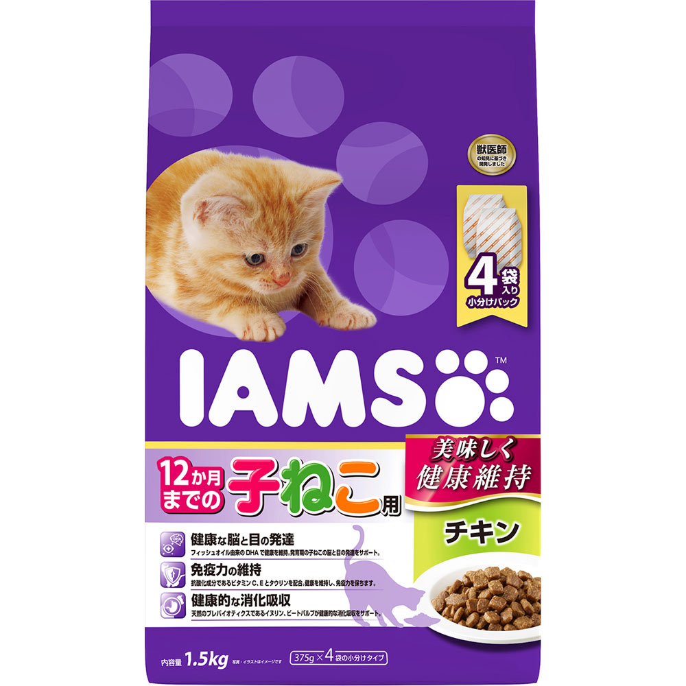 アイムス １２か月まで 子ねこ用 チキン １．５ｋｇ マ－スジヤパンリミテッド