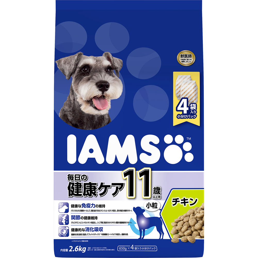 アイムス 11歳以上用 毎日の健康ケア チキン 小粒 ２．６ｋｇ マ－スジヤパンリミテッド
