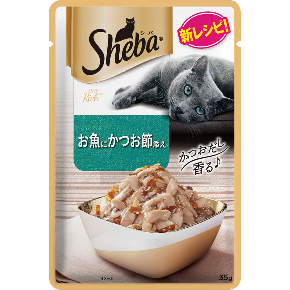 シーバパウチ　フレーク　お魚にかつお節添え ３５ｇ マ－スジヤパンリミテッド