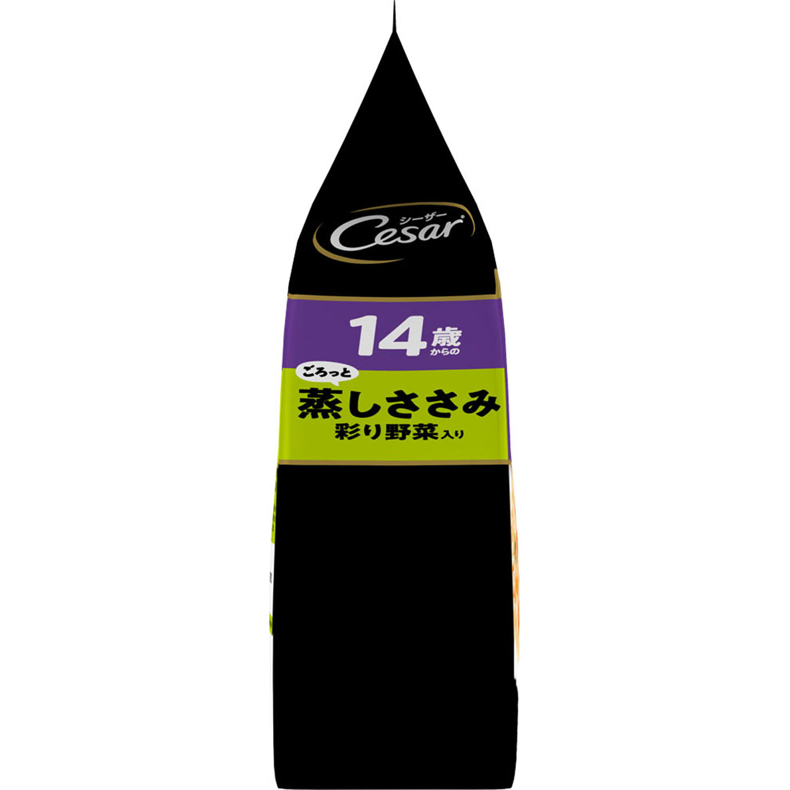 シーザー ごろっと蒸しささみ 彩り野菜入り(70g.142袋) シーザー 14歳からの ごろっと蒸しささみ 彩り野菜入り 70g