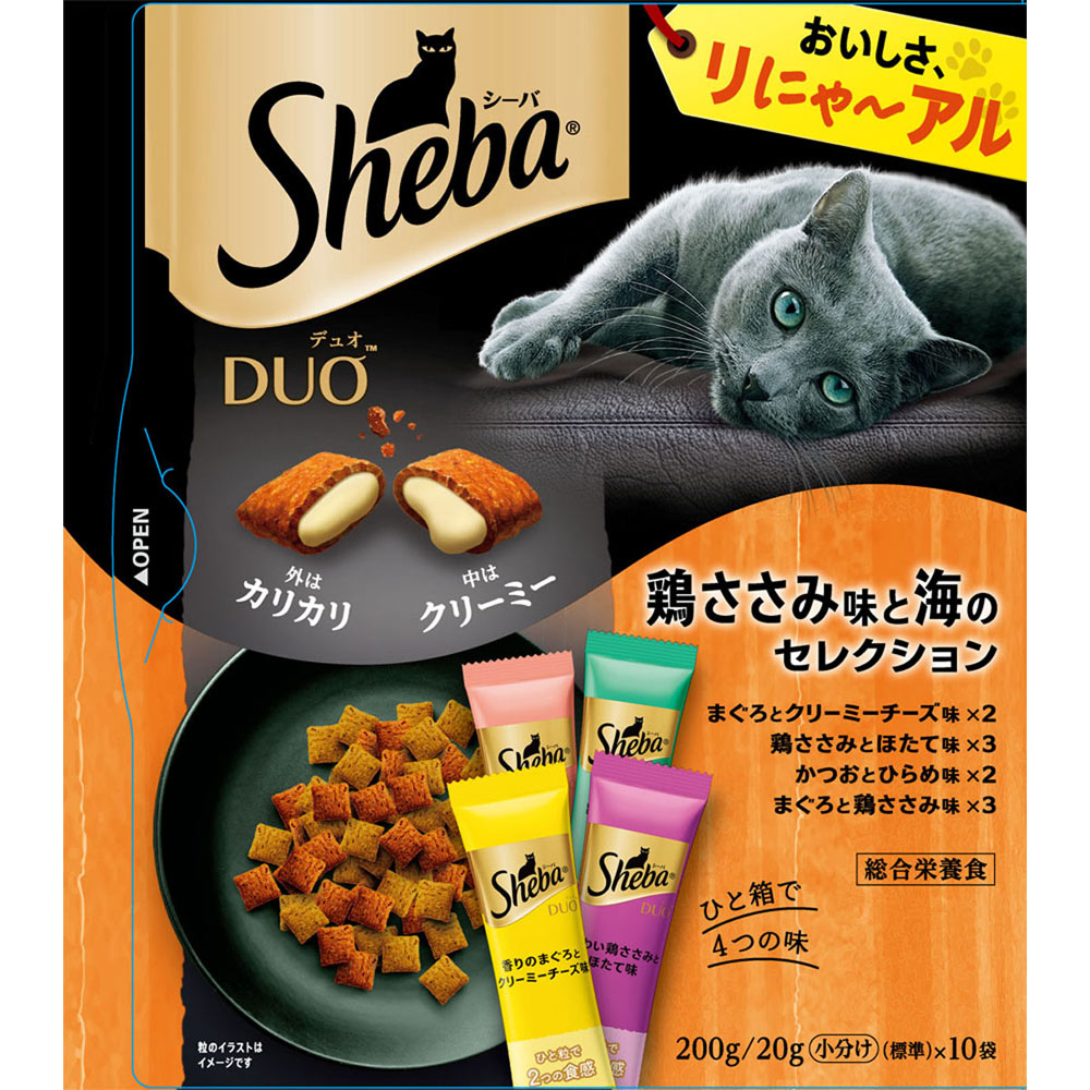 シーバ デュオ 鶏ささみ味と海のセレクション ＳＤ１１ ２００ｇ マ－スジヤパンリミテッド