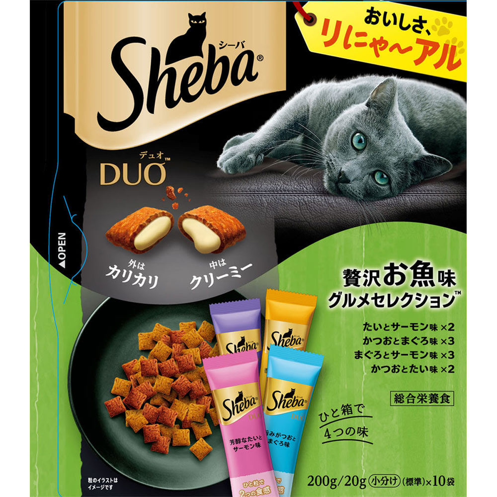 シーバデュオ 総合栄養食 2種類 各24箱 合計48箱 シーバ デュオ 贅沢お魚味グルメセレクション SD24
