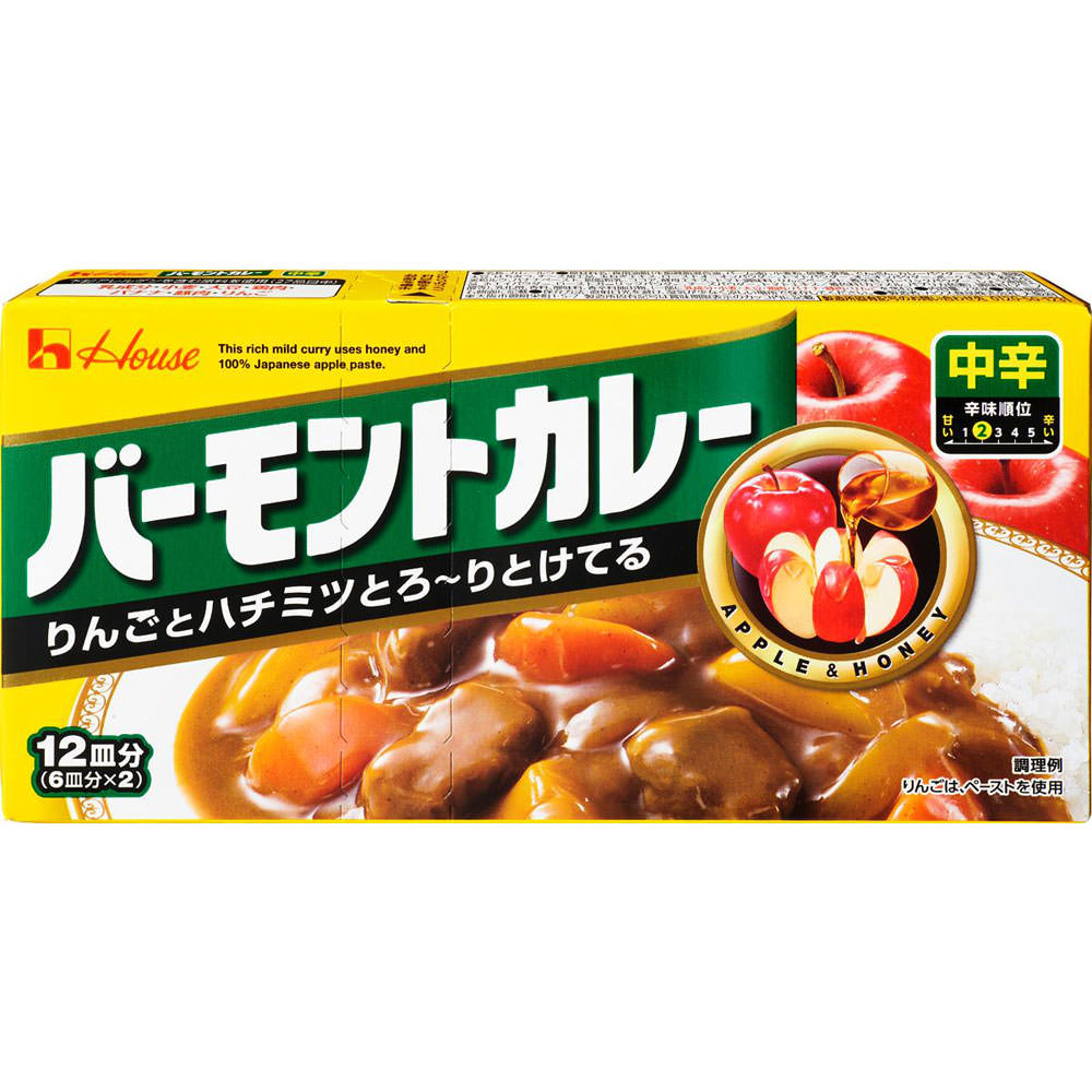 バーモントカレー ＜中辛＞ ２３０ｇ ハウス食品