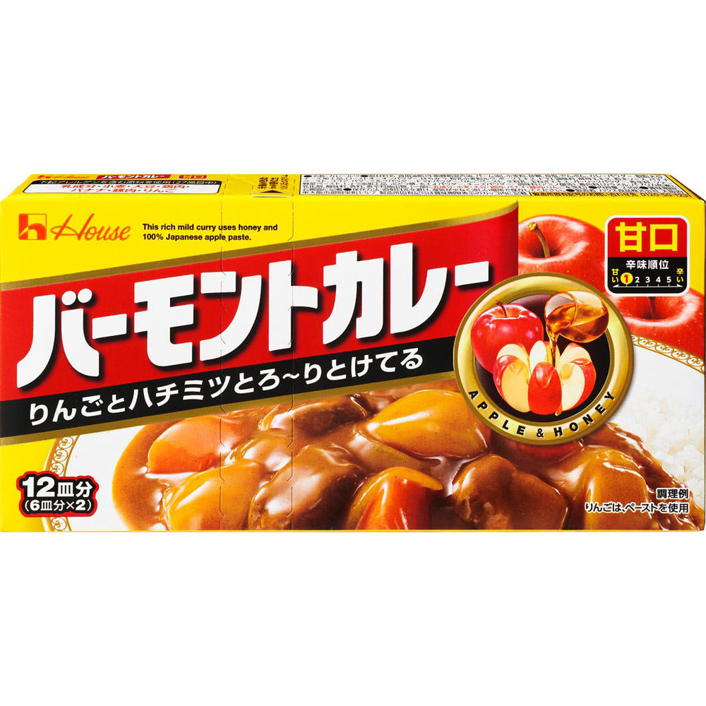 バーモントカレー ＜甘口＞ ２３０ｇ ハウス食品