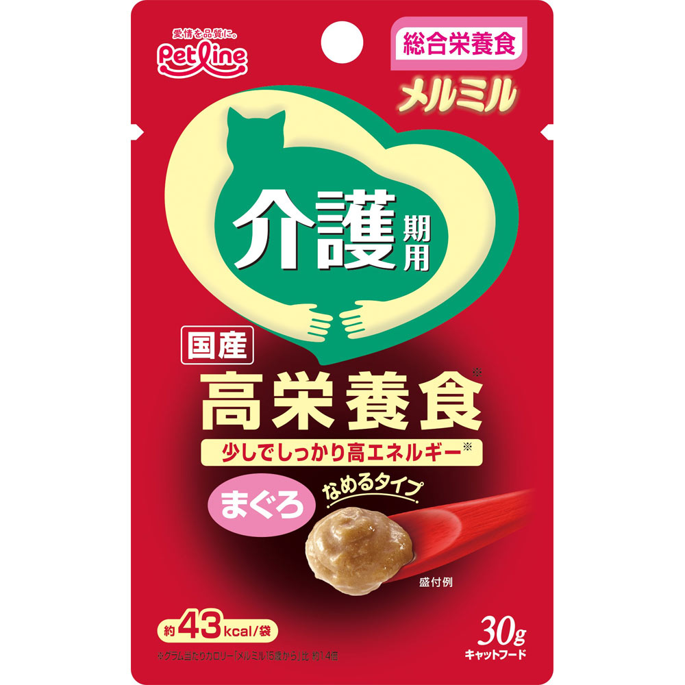 キャネット メルミル 介護期用 まぐろ ３０ｇ ペットライン