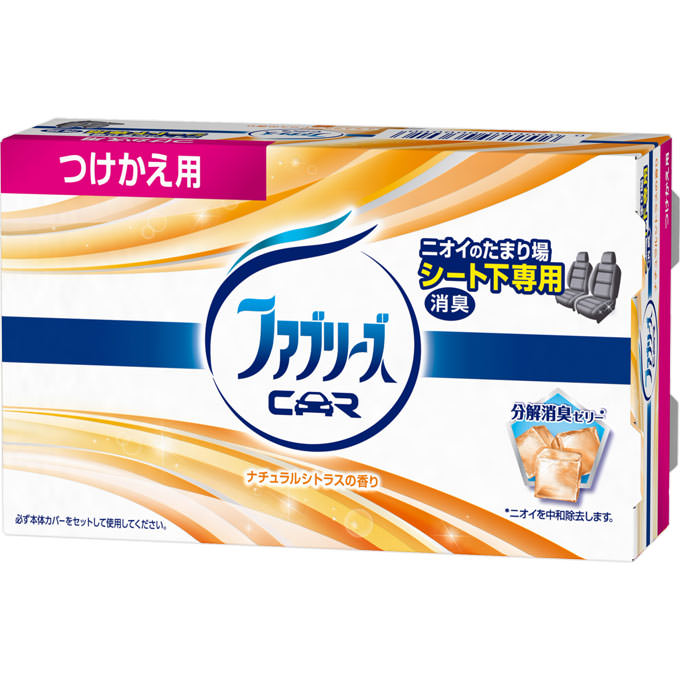 クルマ用置き型ファブリーズ ナチュラルシトラスの香り （つけかえ用） １３０ｇ Ｐ＆Ｇジャパン