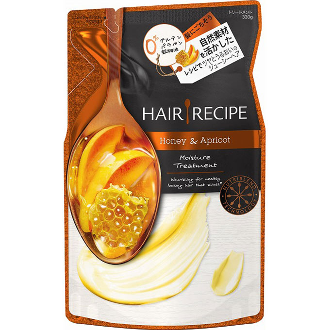 ヘアレシピ ハニーアプリコット エンリッチモイスチャーレシピ トリートメント 詰め替え ３３０ｇ Ｐ＆Ｇジャパン