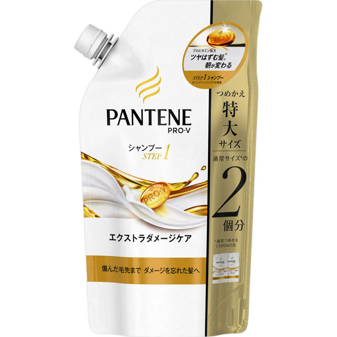 パンテーン エクストラダメージケア シャンプー （つめかえ用）特大サイズ ６００ｍｌ Ｐ＆Ｇジャパン