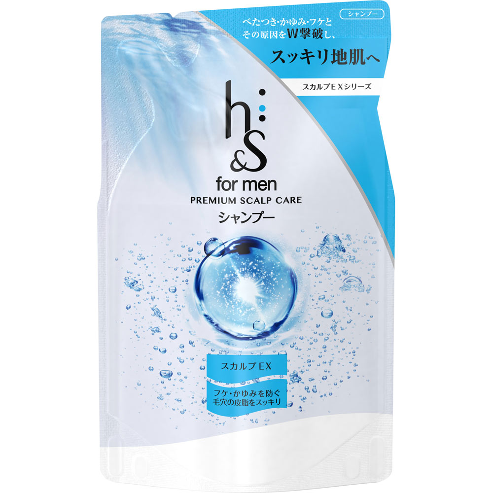 ｈ＆ｓ ｆｏｒ ｍｅｎ スカルプＥＸ シャンプー詰替 ３００ｍｌ Ｐ＆Ｇジャパン (医薬部外品)