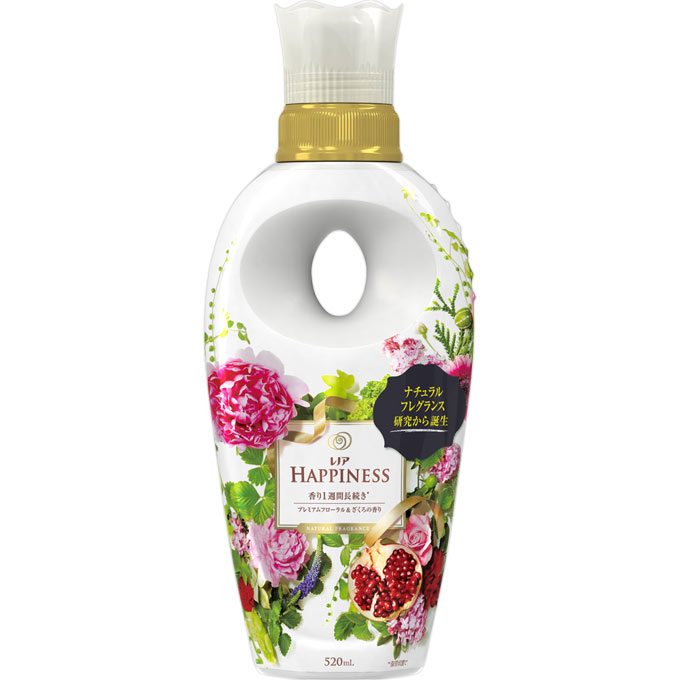 レノアハピネス ナチュラルフレグランス プレミアムフローラルナチュラル＆ざくろの香り 本体 ５２０ｍＬ Ｐ＆Ｇジャパン