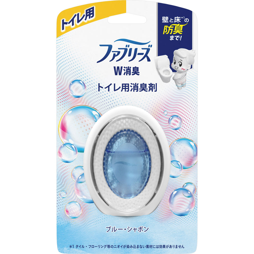 ファブリーズ 消臭剤 Ｗ消臭 トイレ用 ブルー・シャボン ６ｍｌ Ｐ＆Ｇジャパン