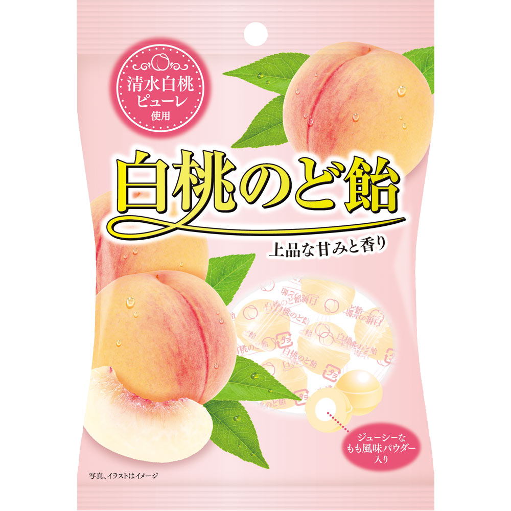 白桃のど飴 ６５ｇ パイン