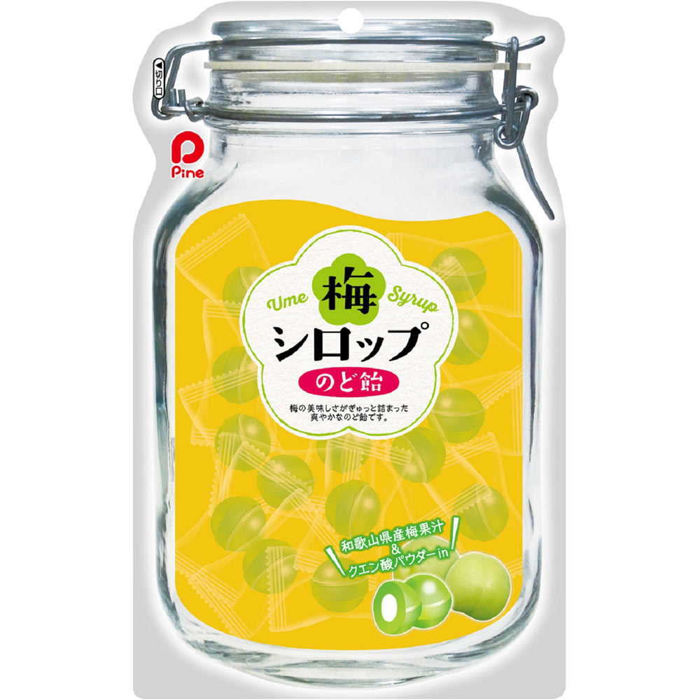 梅シロップのど飴 ８０ｇ パイン