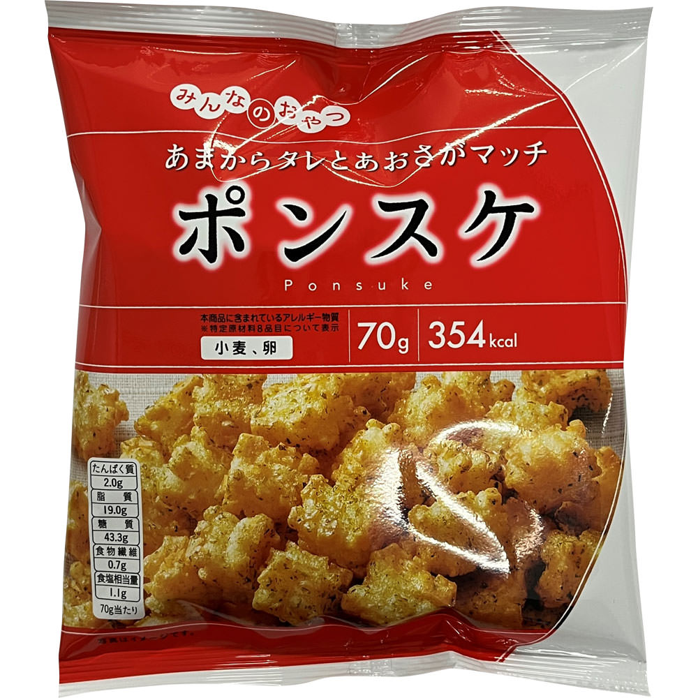 みんなのおやつ　ポンスケ ７０ｇ モントワール