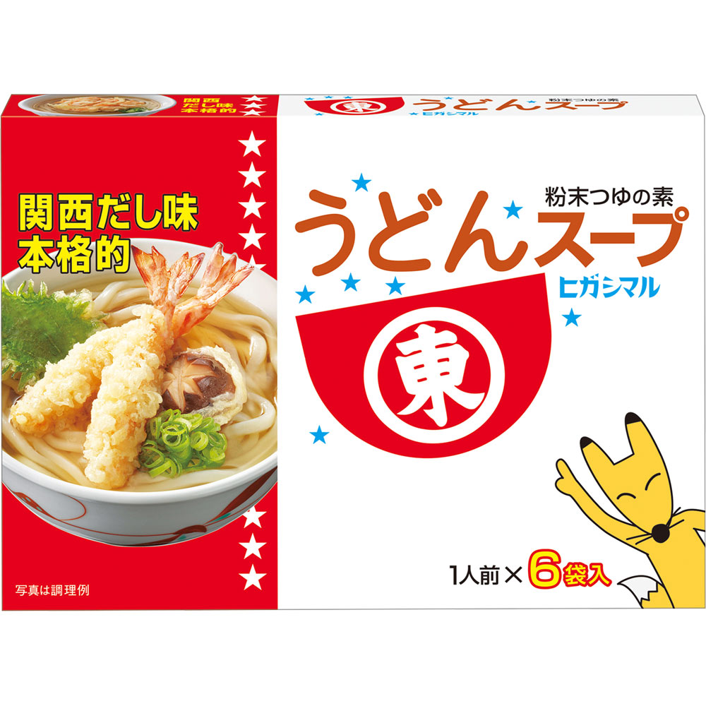 うどんスープ ６Ｐ ヒガシマル醤油
