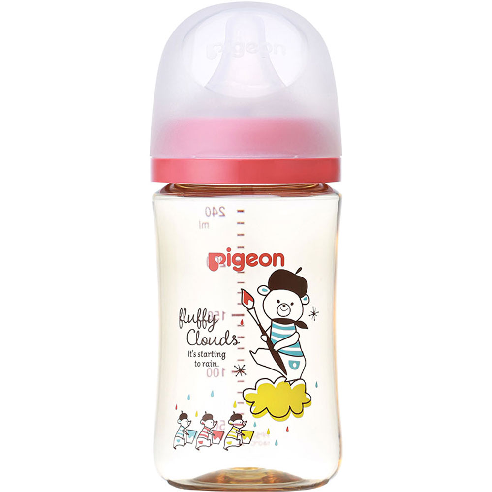 母乳実感哺乳びん プラスチック Ｂｅａｒ ２４０ｍｌ ピジョン