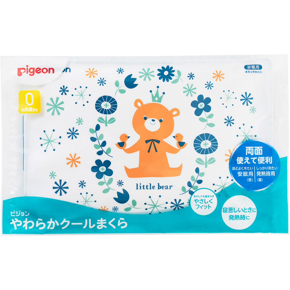 やわらかクールまくら Ｐｉｇｅｏｎ Ｆｒｉｅｎｄｓ １個 ピジョン