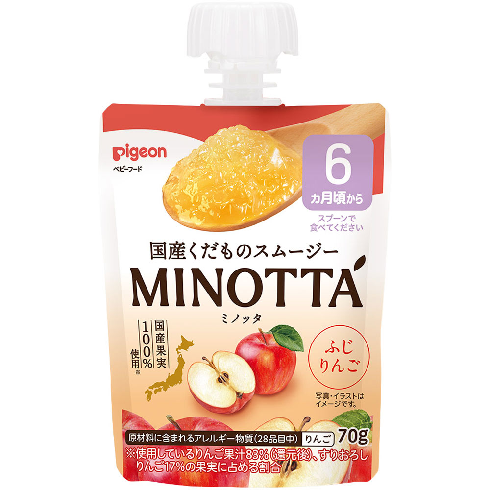 くだものスムージー　ＭＩＮＯＴＴＡ　ふじりんご ７０ｇ ピジョン