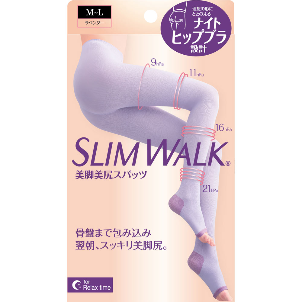 スリムウォーク 美脚美尻スパッツ ＭＬ ピップフジモト