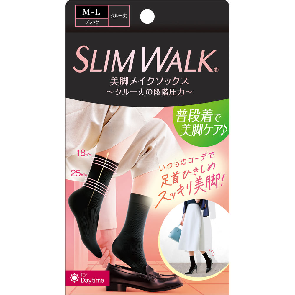 スリムウォーク美脚メイクソックス ＭＬ ピップフジモト