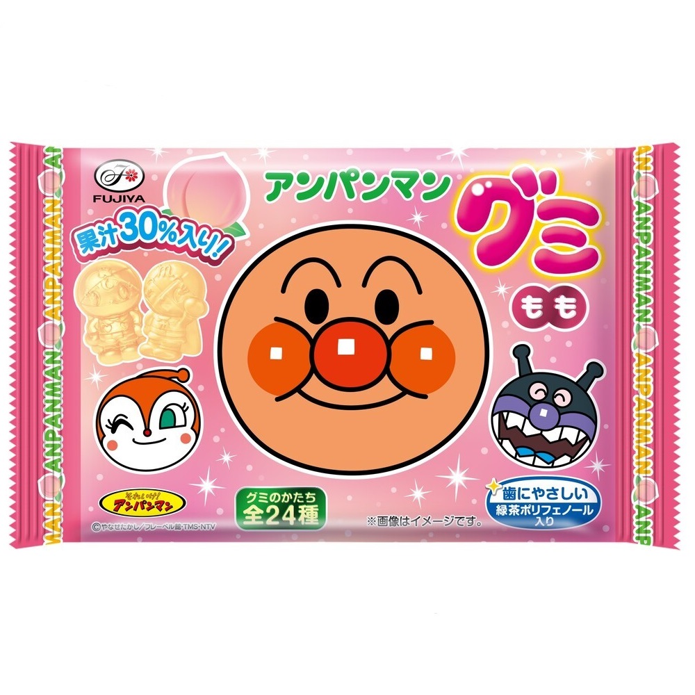 アンパンマングミ（もも） ６粒 不二家
