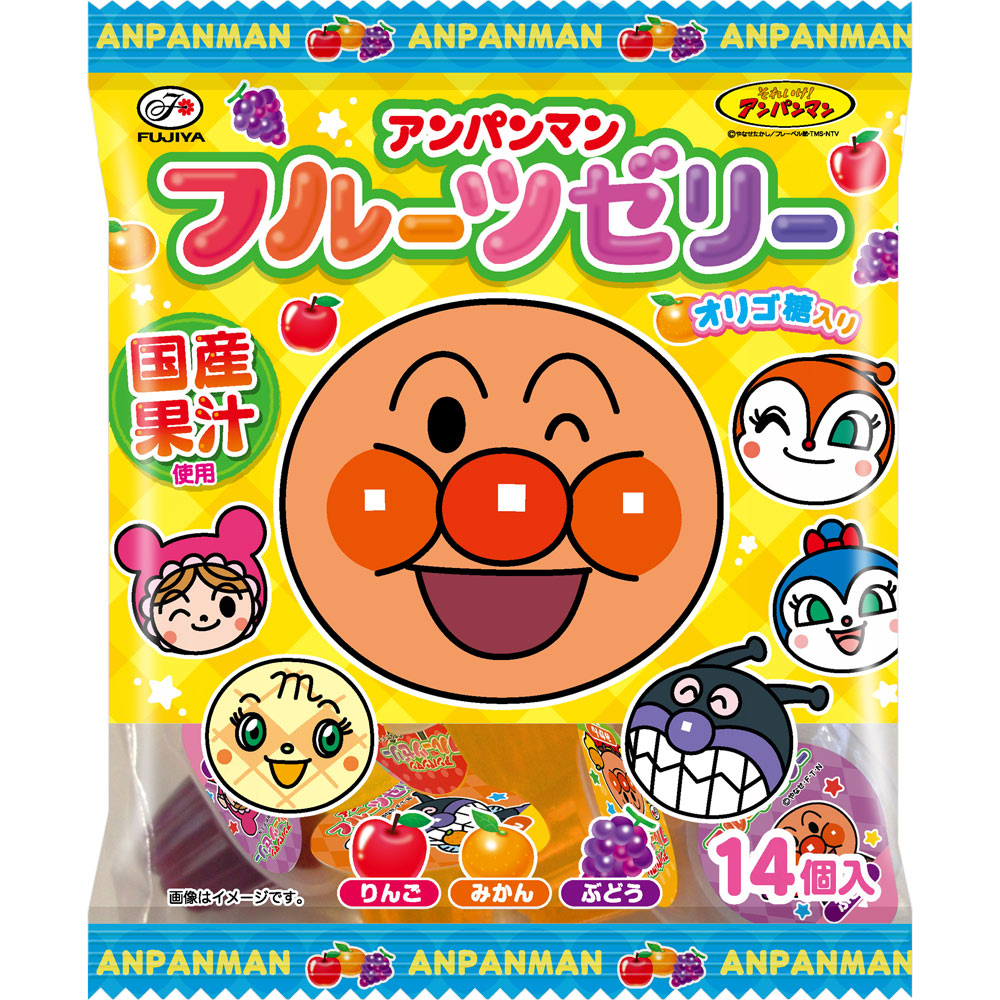 アンパンマンフルーツゼリー １４個 不二家