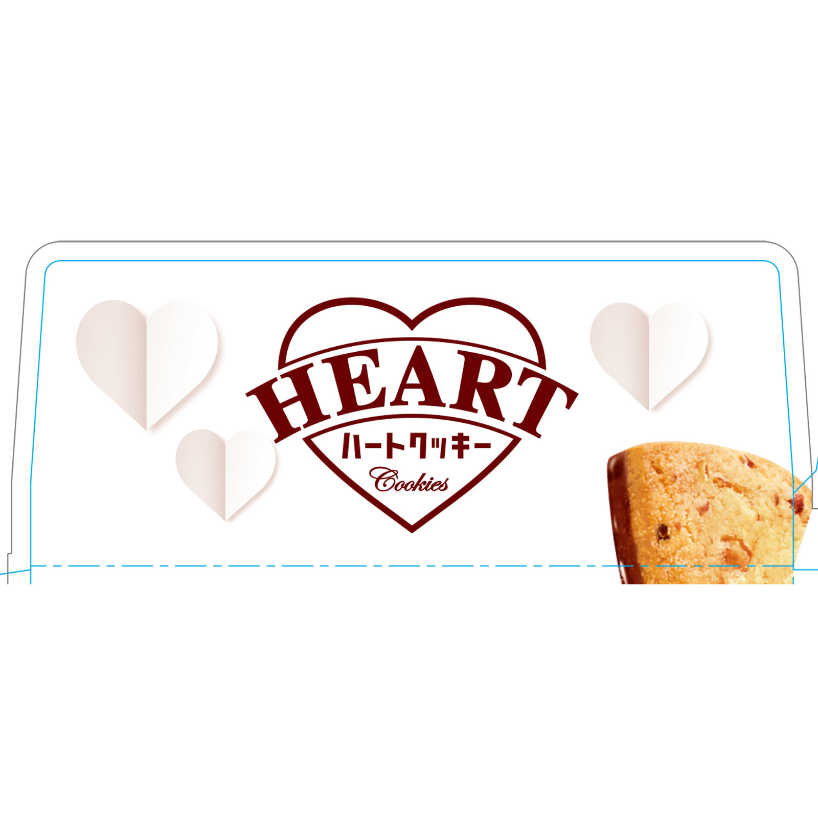 ハートクッキー（バターアーモンド） １０枚 不二家