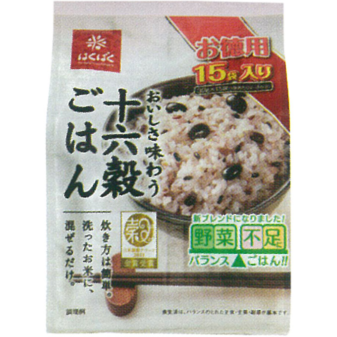 十六穀ごはん お徳用 ３０ｇ×１５ はくばく