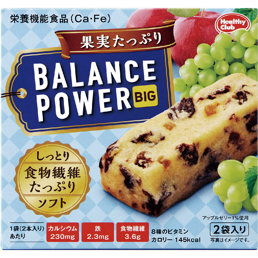 バランスパワービッグ　果実たっぷり ４本 ハマダコンフェクト