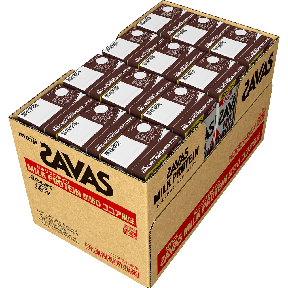 ザバス ミルクプロテイン脂肪０ ココア風味 ２００ｍＬ×１２ 明治（旧明治乳業）