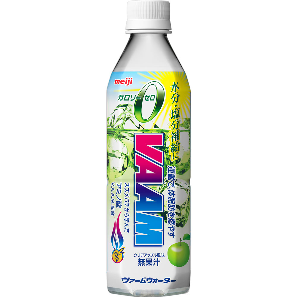 ヴァームウォーター クリアアップル ケース ５００ｍｌｘ２４本 明治（旧明治乳業）