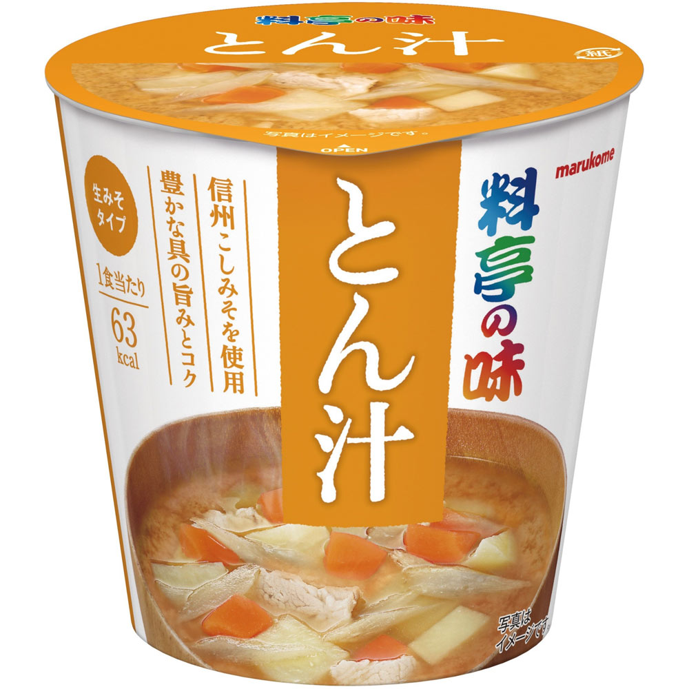 カップ 料亭の味 とん汁 １食 マルコメ