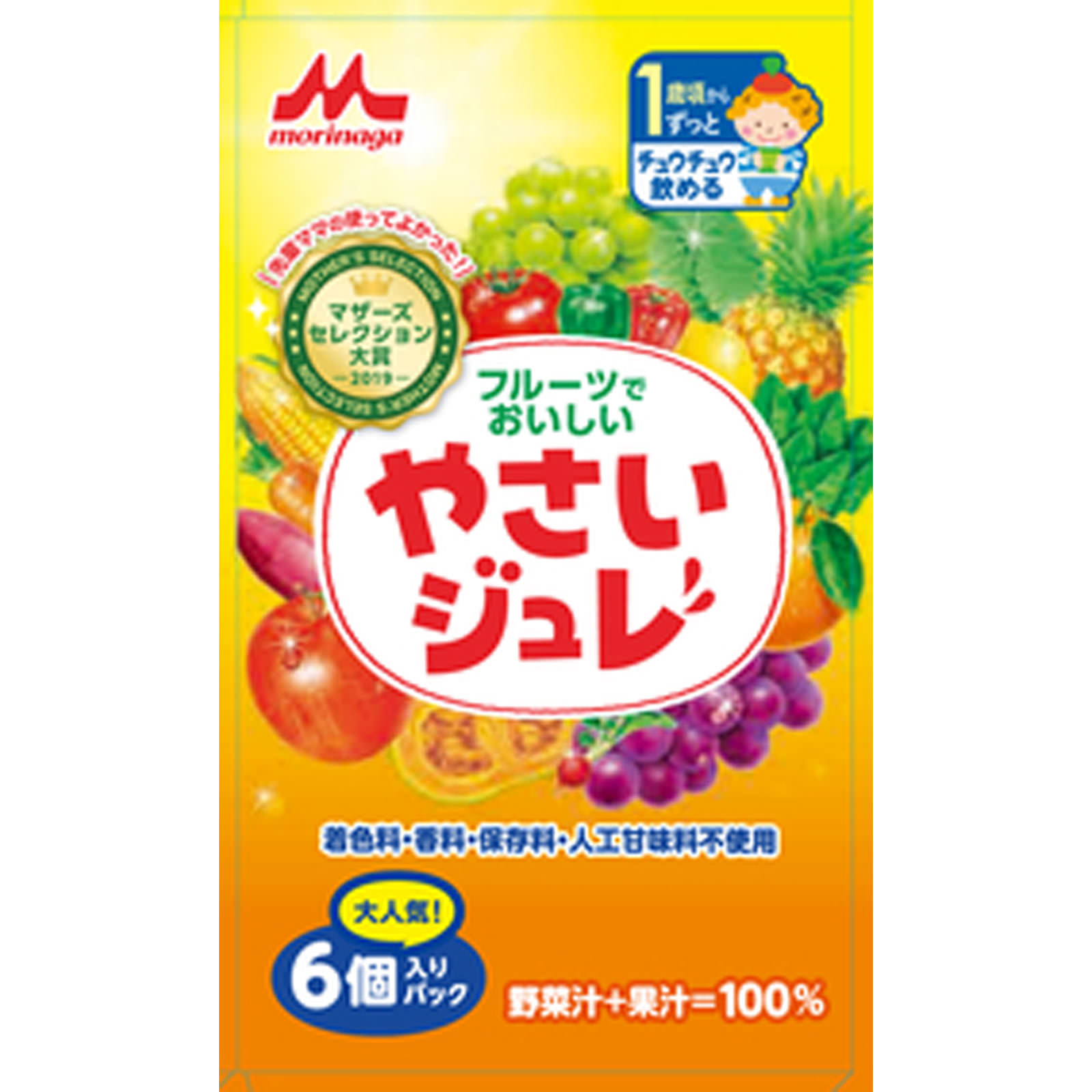 フルーツでおいしいやさいジュレ ７０ｇ×６ 森永乳業