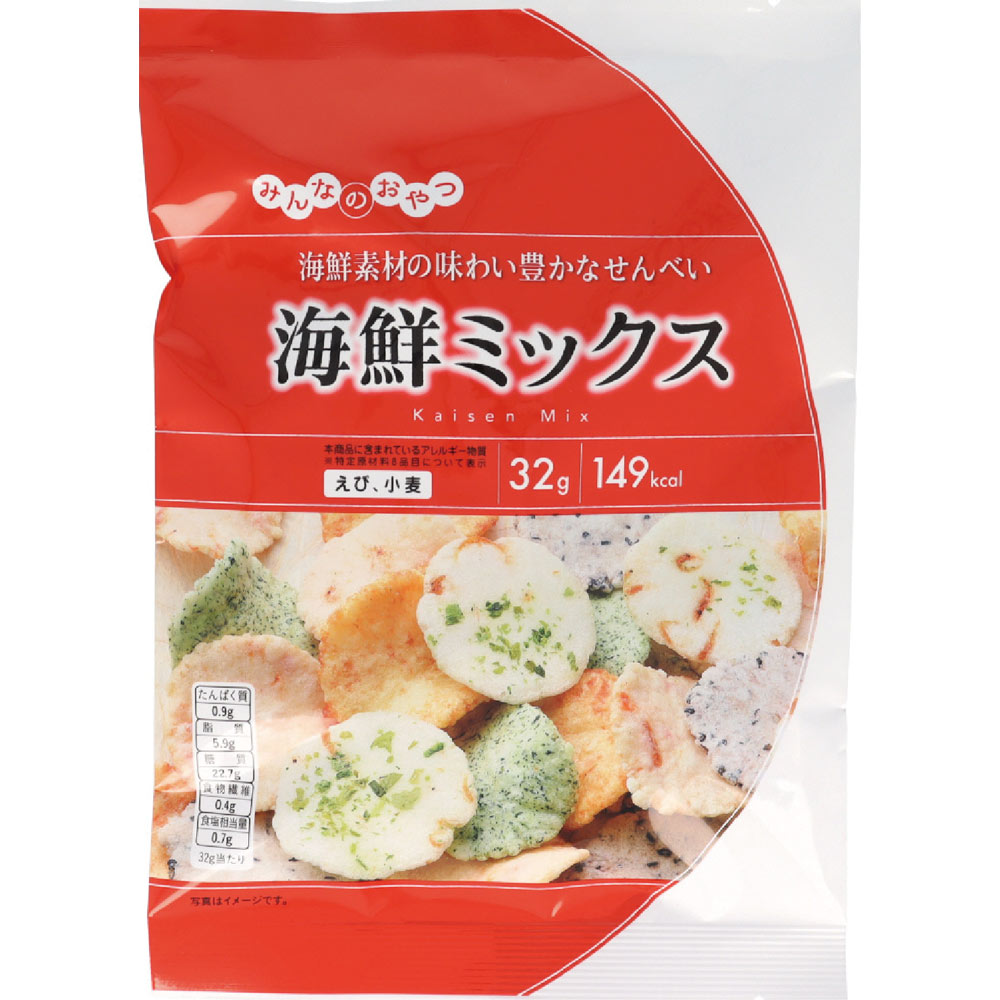 みんなのおやつ　海鮮ミックス ３２ｇ モントワール