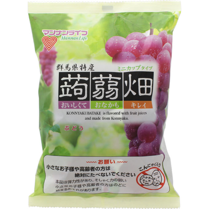 蒟蒻畑 ぶどう味 ２５ｇ×１２ マンナンライフ