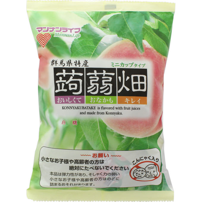 蒟蒻畑 白桃味 ２５ｇ×１２ マンナンライフ
