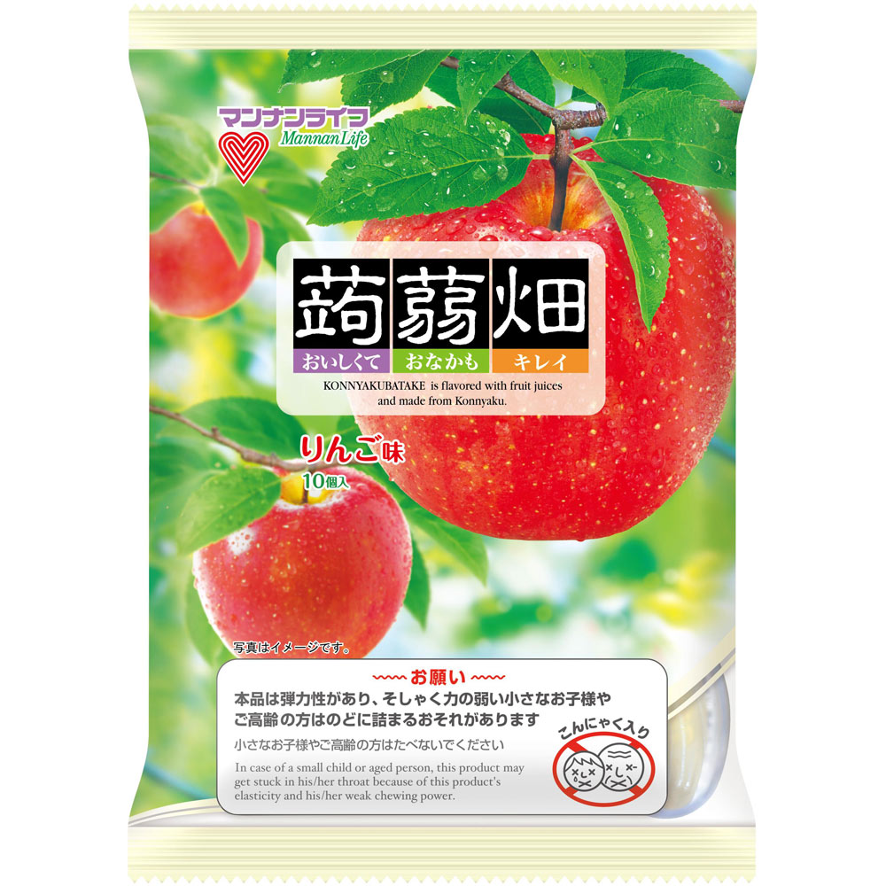蒟蒻畑りんご味 ２５ｇ×１０ マンナンライフ