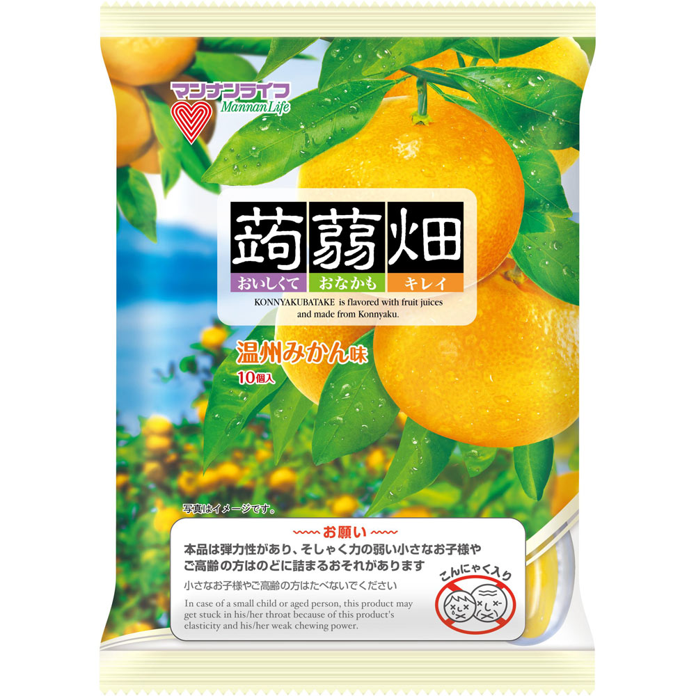 蒟蒻畑温州みかん味 ２５ｇ×１０ マンナンライフ