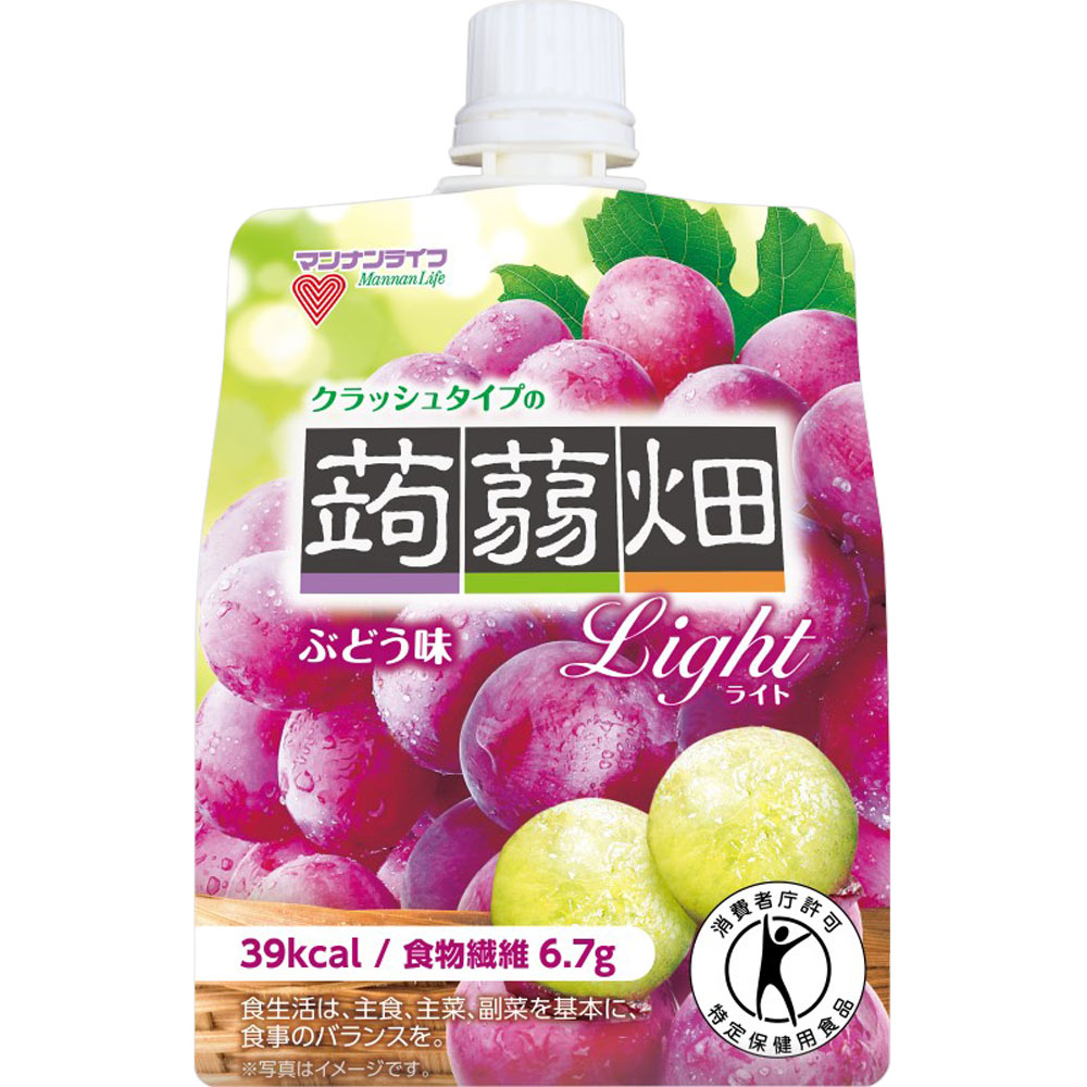 ⭐️お買い得⭐️蒟蒻畑ライト ぶどう味 9箱セット まとめ売り マンナンライフ クラッシュタイプの蒟蒻畑ライト ぶどう味 特保