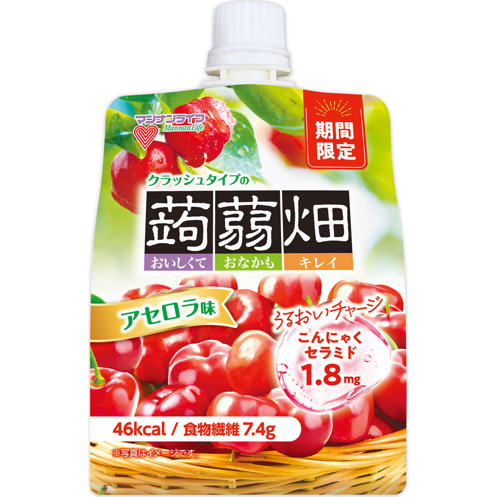 クラッシュタイプの蒟蒻畑アセロラ味 １５０ｇ マンナンライフ