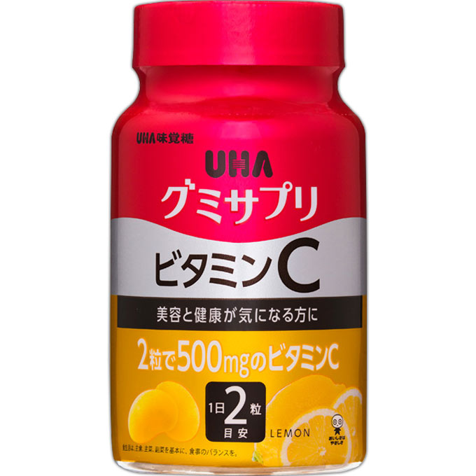 ＵＨＡ グミサプリ ビタミンＣ ボトル ６０粒 ＵＨＡ味覚糖