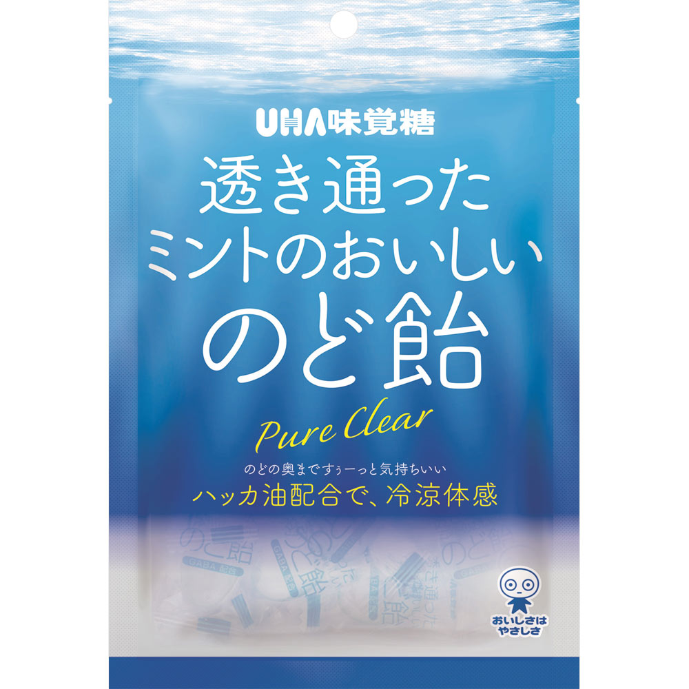 透き通ったミントのおいしいのど飴 ９２Ｇ ＵＨＡ味覚糖