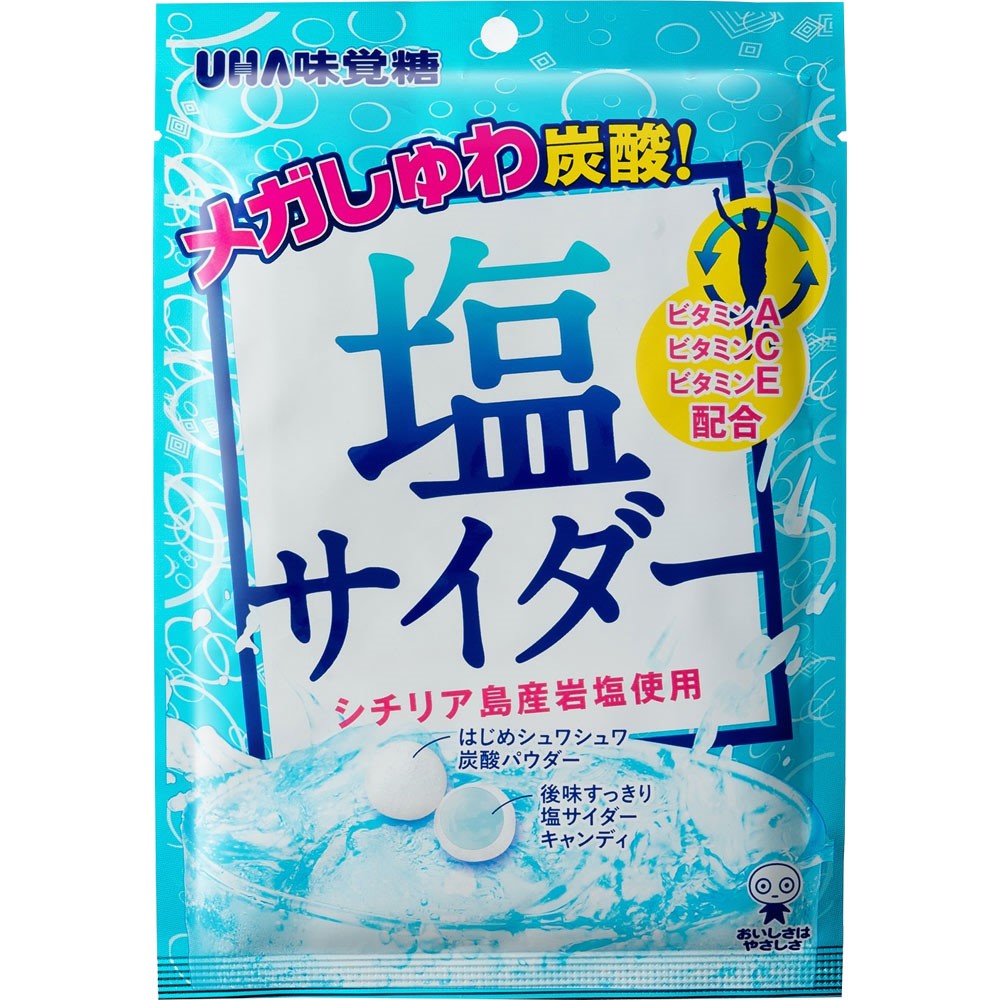 塩サイダー ６６ｇ ＵＨＡ味覚糖