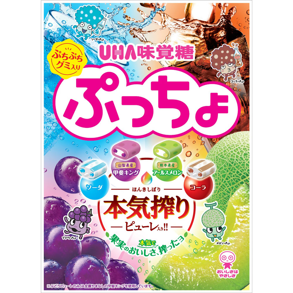 ぷっちょ袋　４種アソート ８８ｇ ＵＨＡ味覚糖